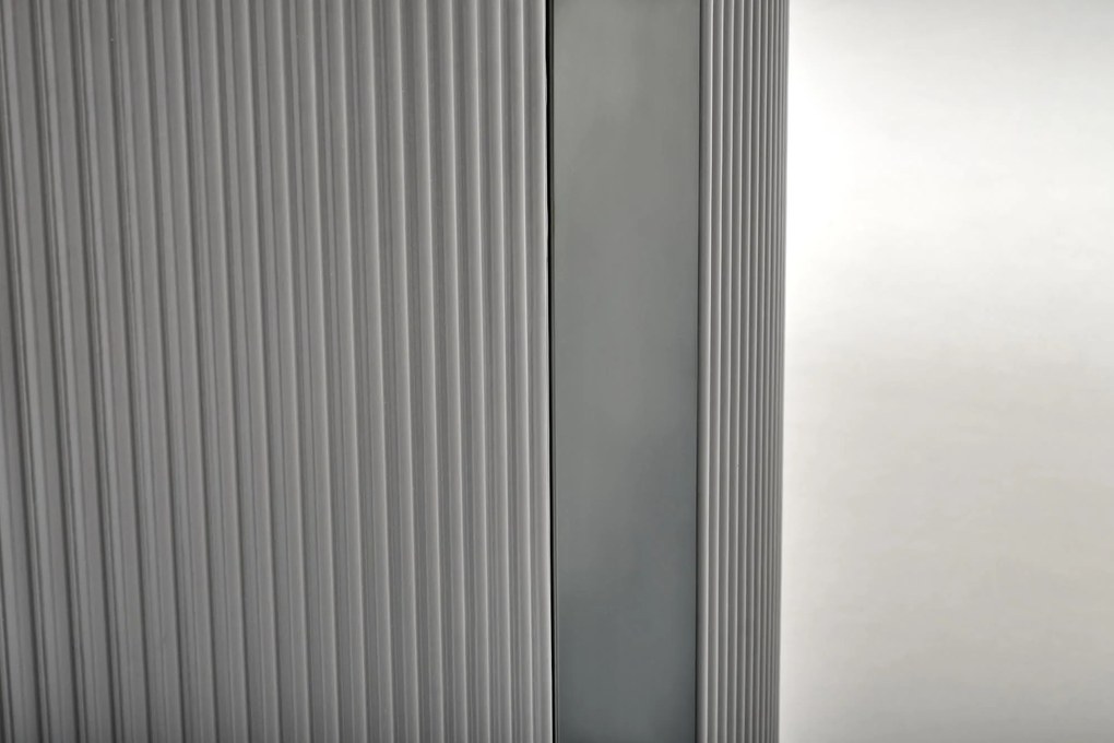 DANCAN stół rozkładany 160-200/90/76, ceramika biały marmur,odcienie szarości, czarny, jedna noga