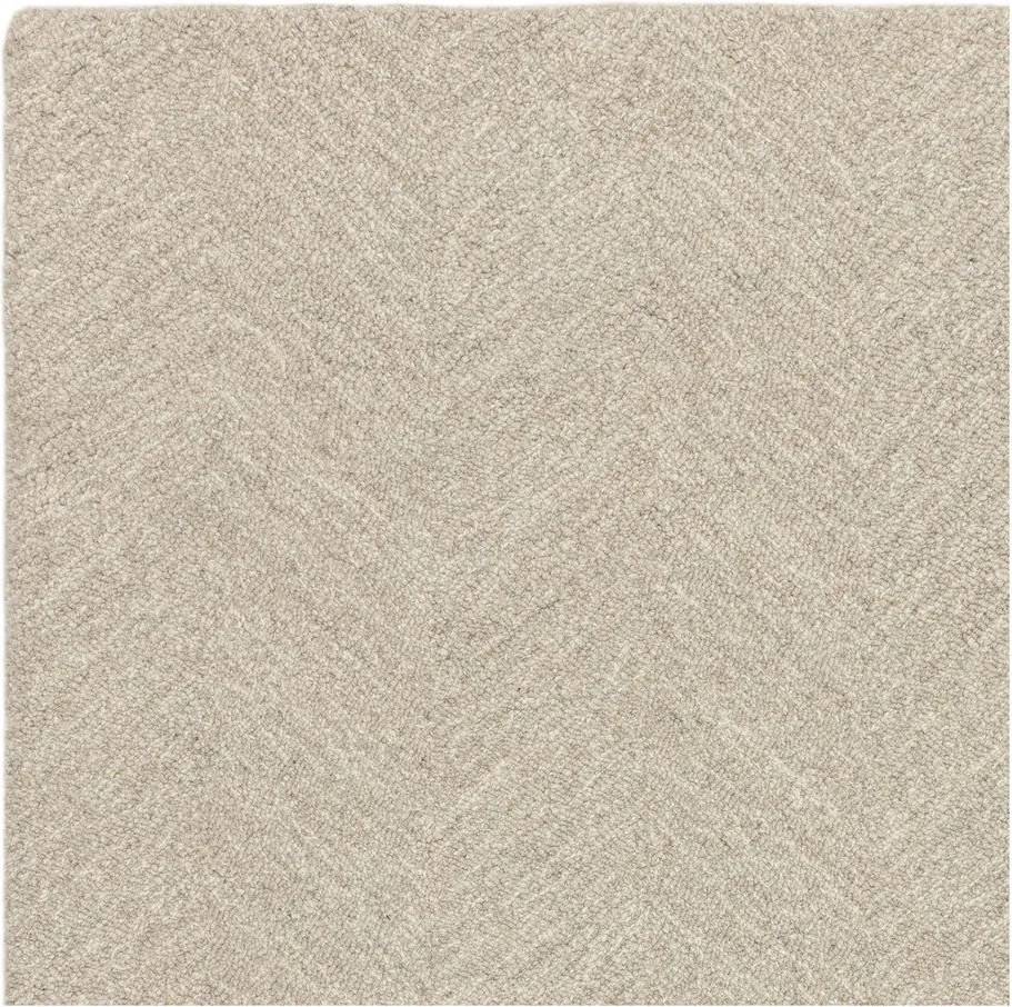 Kremowy dywan z mieszanki wełny tkany ręcznie 200x290 cm Theodore Chevron – Asiatic Carpets