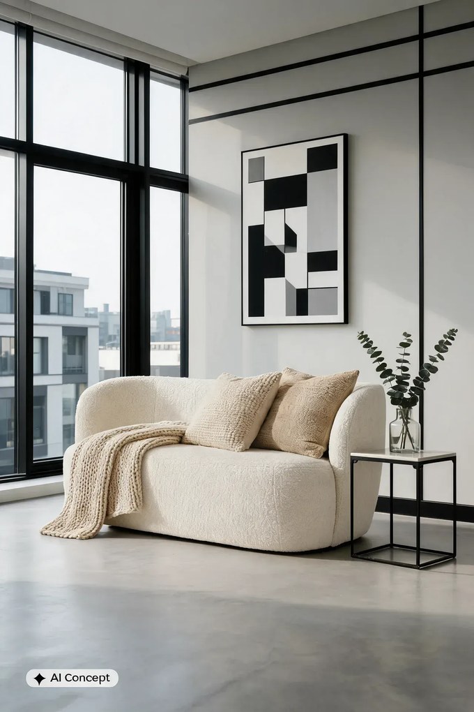 Dwuosobowa tapicerowana sofa S7-K63
