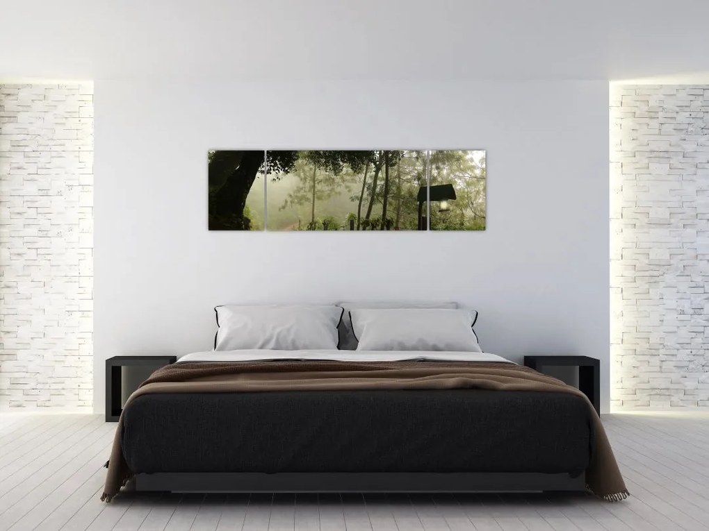 Obraz porannej mgły (170x50 cm)