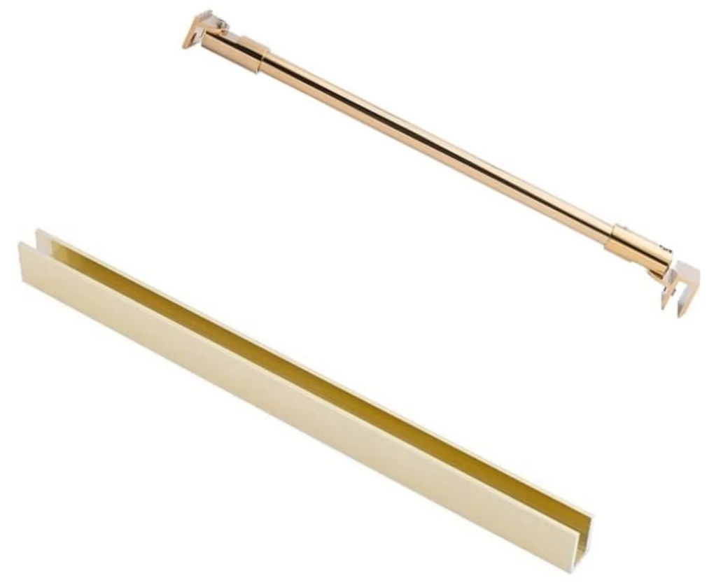 Ścianka prysznicowa WALK IN FIX artystyczna półokrągła brązowa 8 mm Arte Frozen Moon Brown MASSI | Różne rozmiary