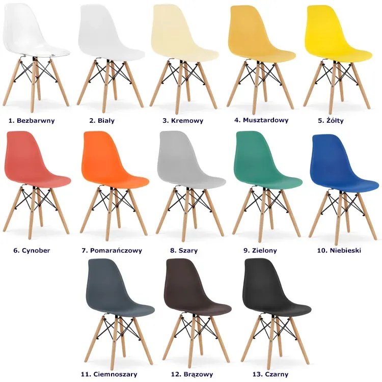 Szare minimalistyczne krzesło K3-B45