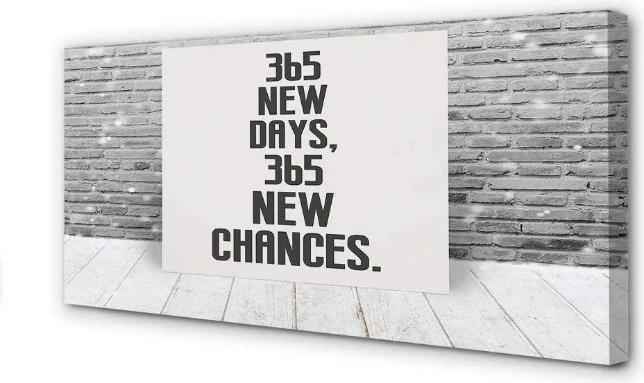 Duży obraz na płótnie Napis na Ceglanym Murze