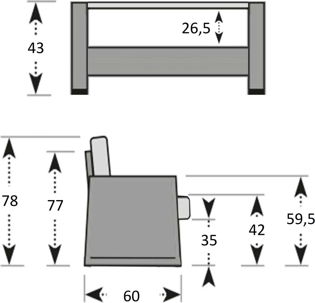 Doppler PALOMA ogrodowy zestaw wypoczynkowy