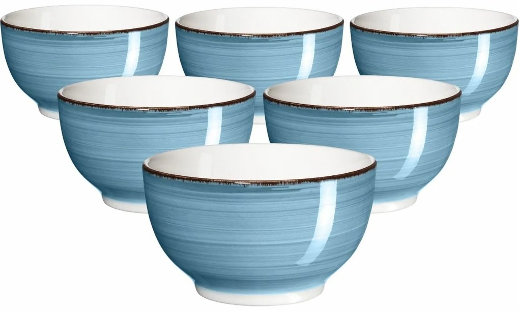Mäser Zestaw 6 misek Bel Tempo 14 cm, niebieskie