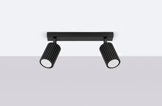 Czarna Nowoczesna Lampa Sufitowa W8-L00