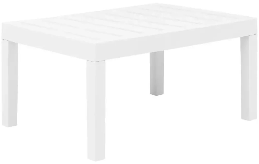 Komplet białych mebli ogrodowych F7-D45