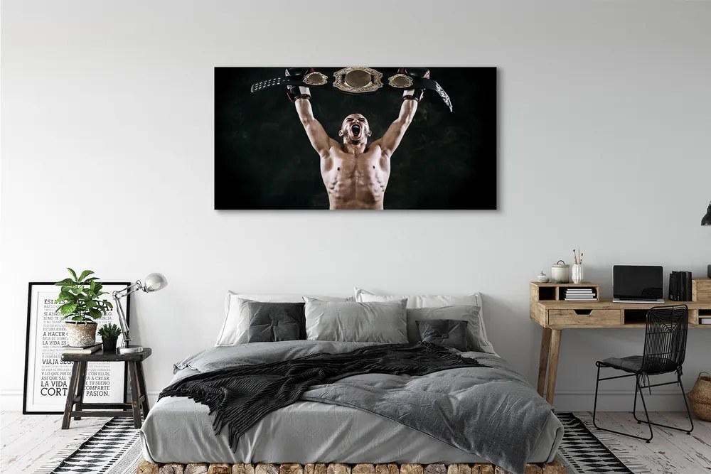 Duży obraz na płótnie Mistrzowski Pas I Determinacja