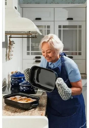 Sfinx Podwójna brytfanna emaliowana, 30 cm, 30 cm