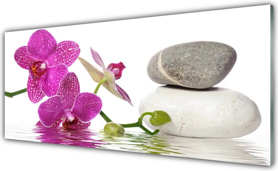 Panel Kuchenny Biały Kwiat W Stylu Modern