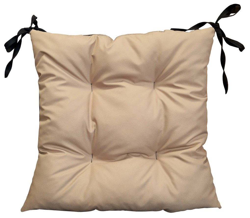 Zestaw 4 poduszek na krzesło ogrodowe Oxford beż 50x50