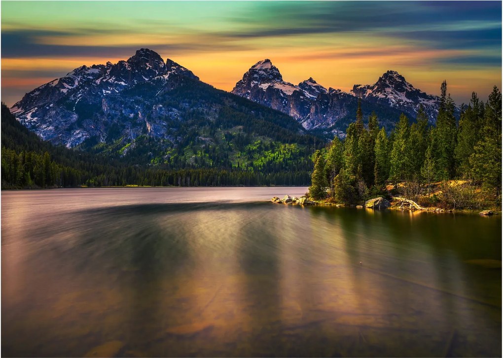 Obraz na szkle - Park Narodowy Grand Teton (70x50 cm)