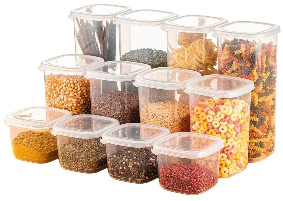 Pojemniki 12 szt. na żywność Fresco – Hermia