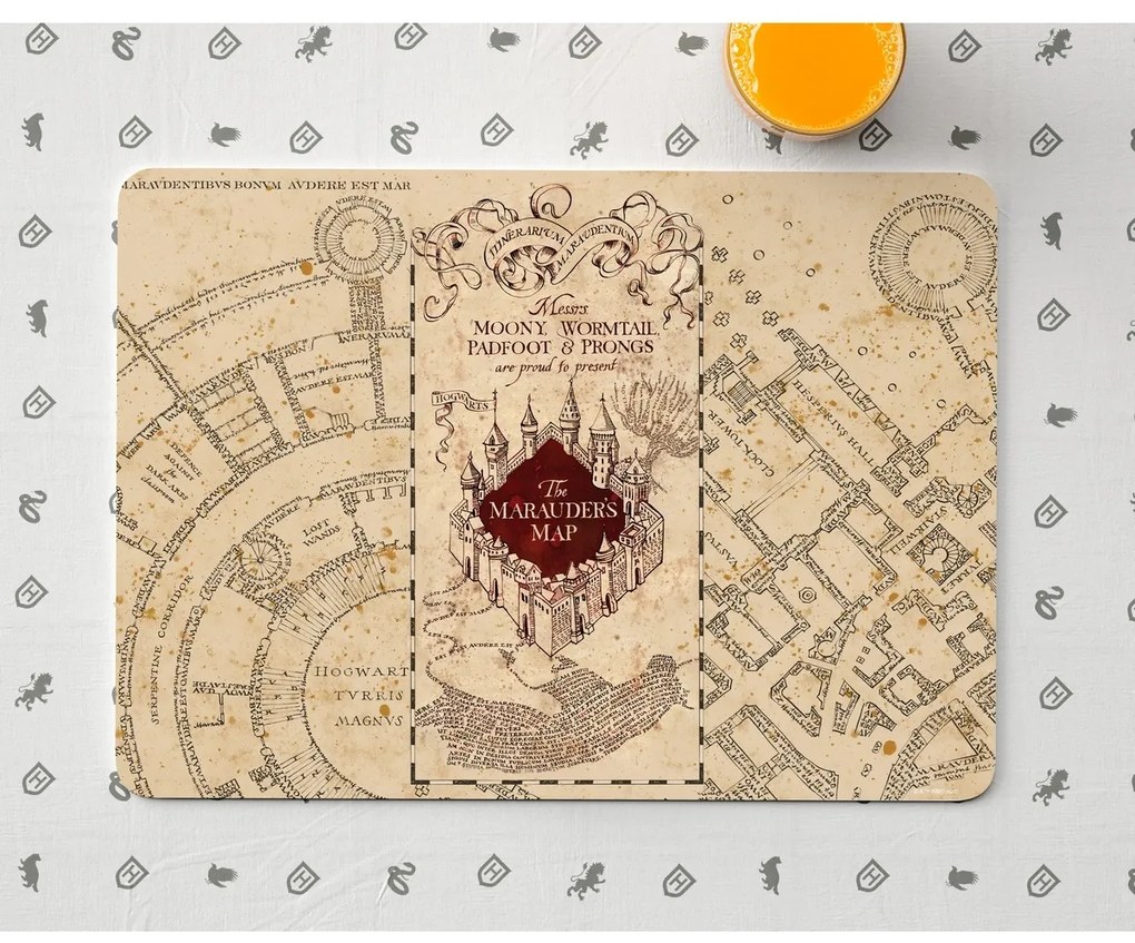 Podkładka dla dzieci Harry Potter Marauders Map, 42 x 30 cm