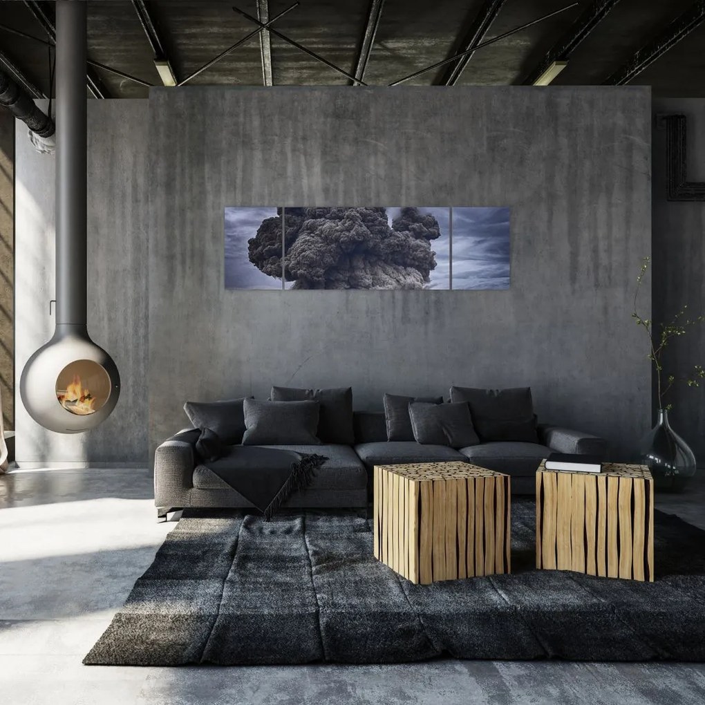 Obraz - Erupcja wulkanu (170x50 cm)