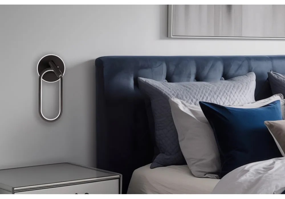 Czarny kinkiet LED Monet – Candellux Lighting