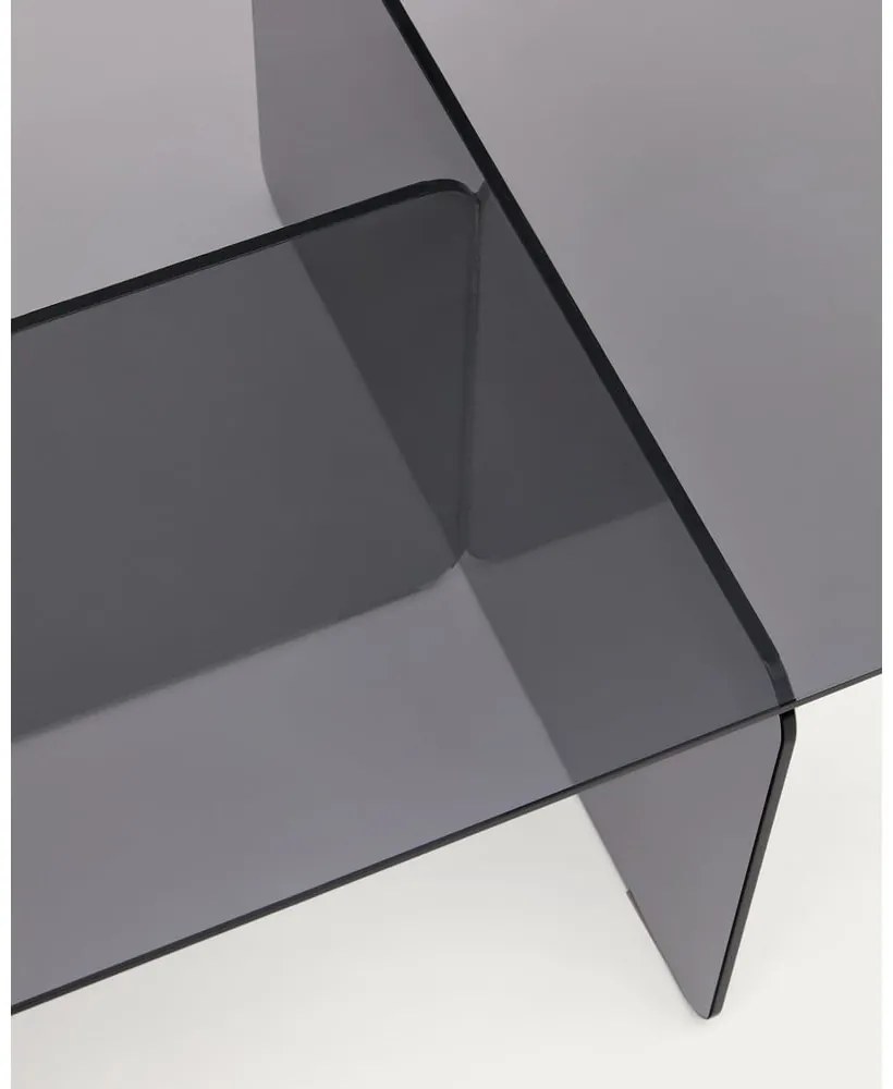 Szary szklany stolik 60x120 cm Zaren – Kave Home