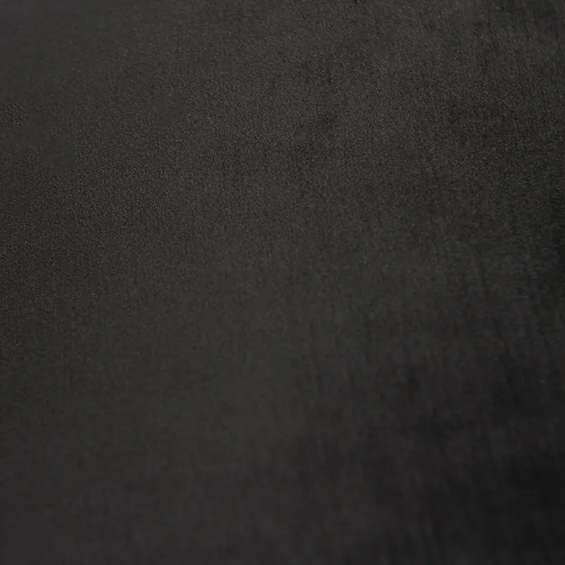 Aksamitny abażur czarny 35/35/20 ze złotym wnętrzem