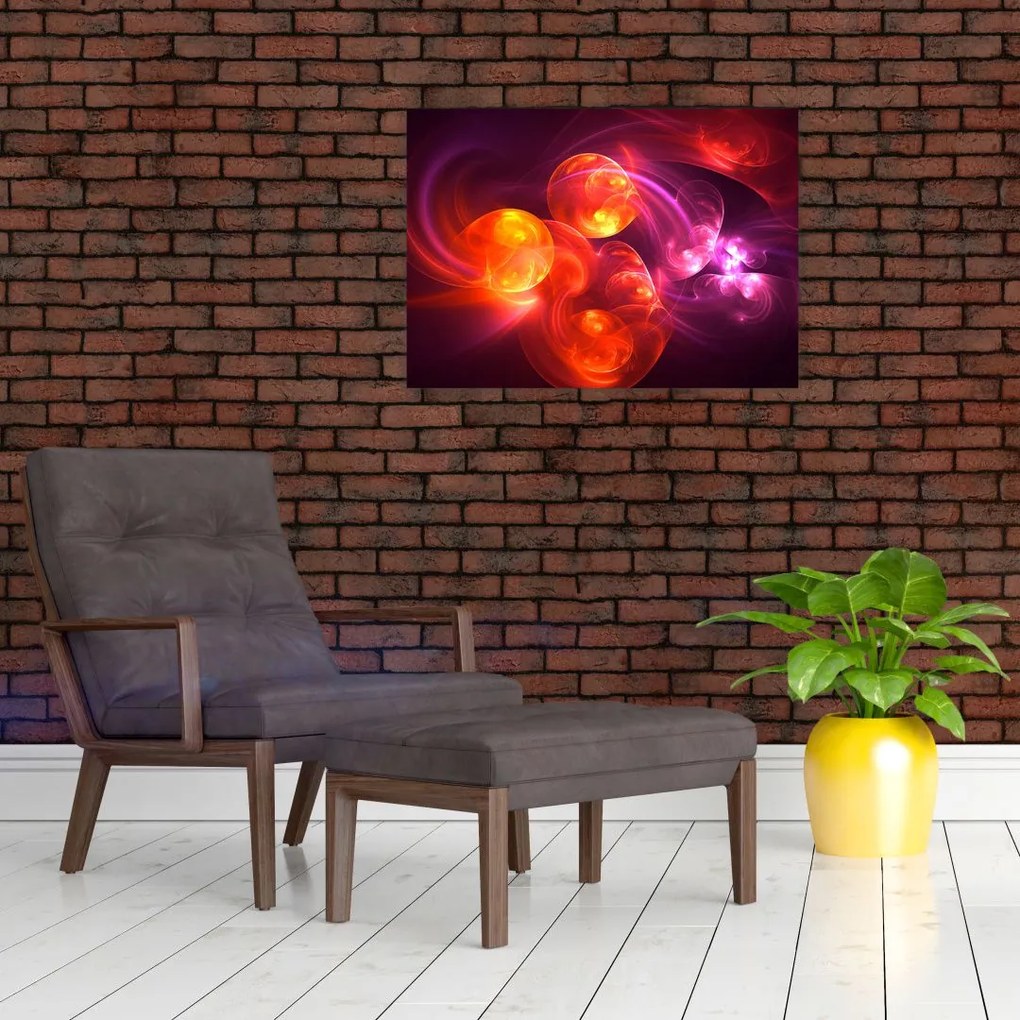 Obraz nowoczesnej abstrakcji (70x50 cm)