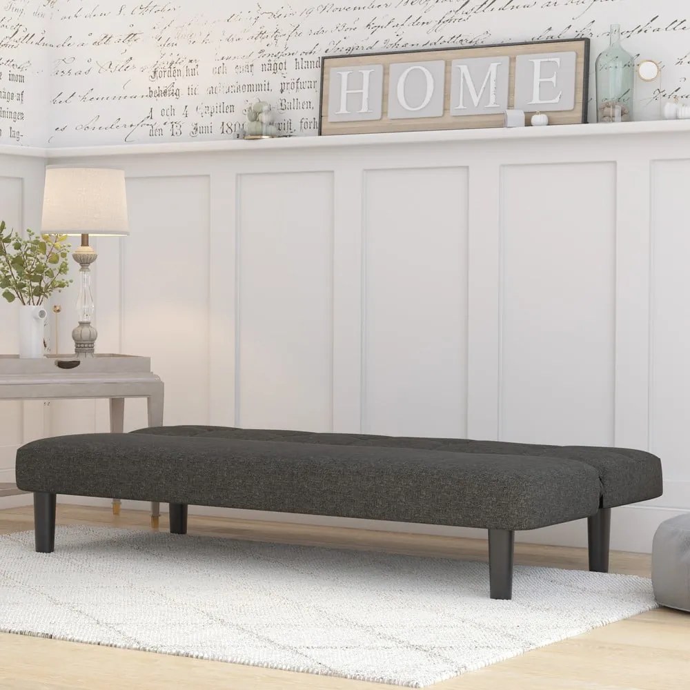 Ciemnoszara rozkładana sofa 82 cm Alby – Støraa