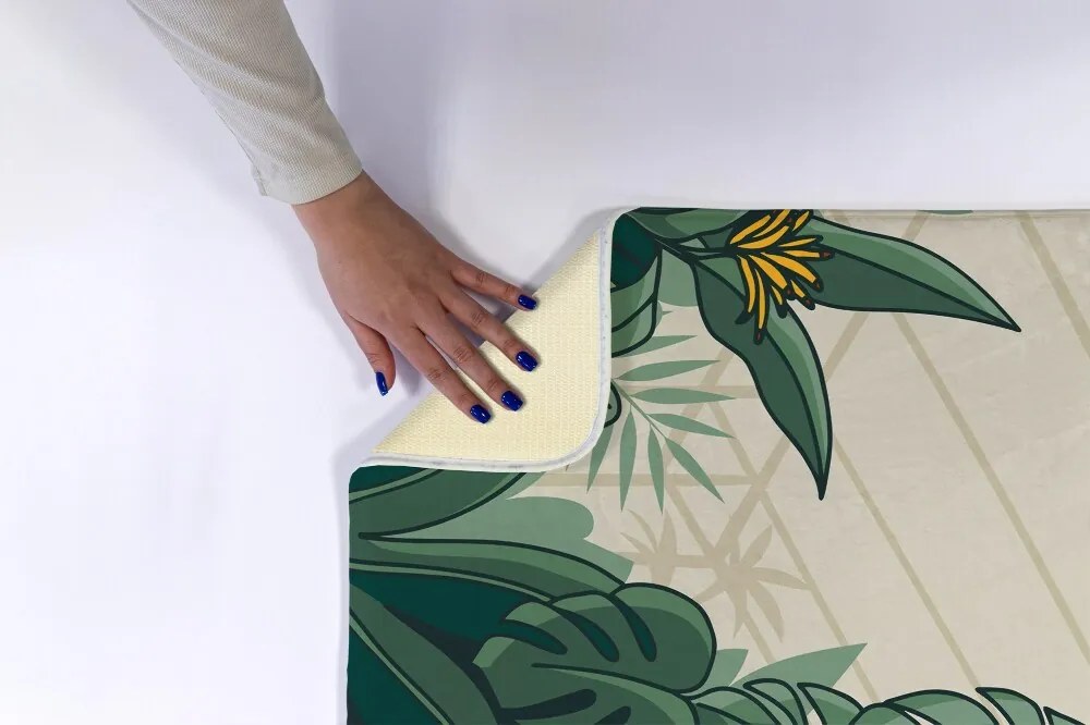 Dywanik pod prysznic Dywanik pod prysznic Rośliny Monstera