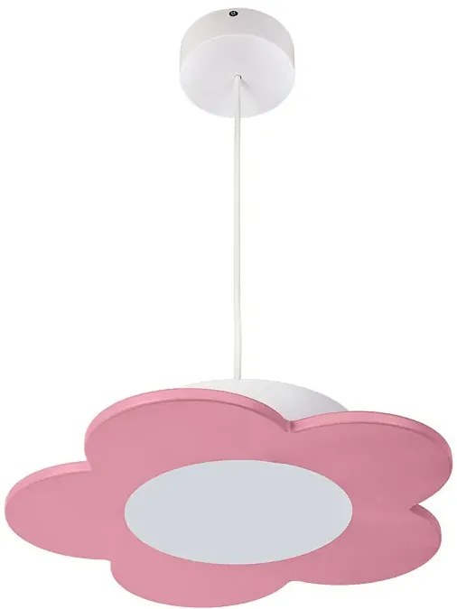 Różowa lampa wisząca do pokoju dziewczynki P6-R27