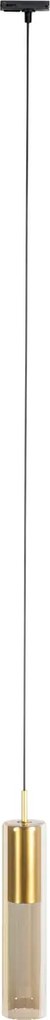 Nowoczesna złota lampa wisząca do systemu szynowego jednofazowego - Iconic Lloyd