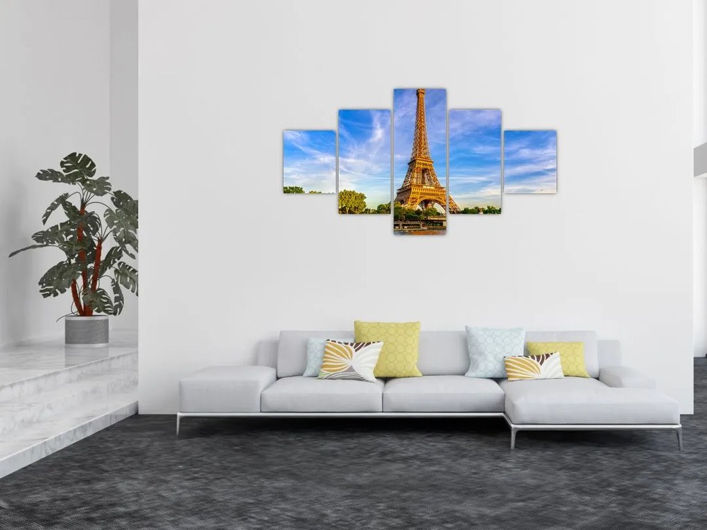 Obraz - Wieża Eiffla (125x70 cm)