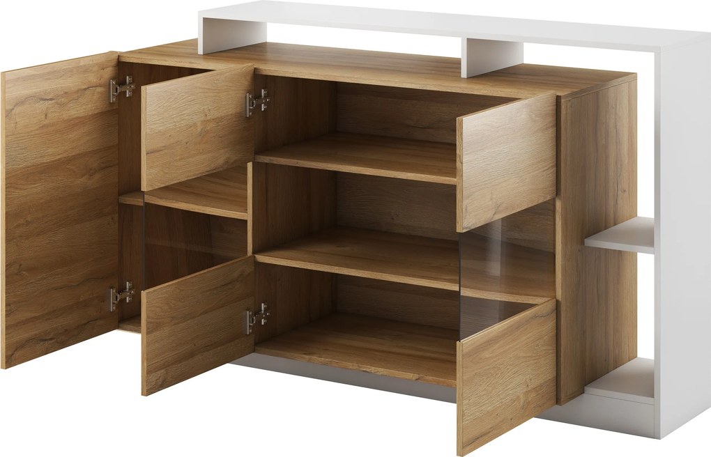 Komoda ALBINA 155 cm do Salonu Sypialni Dąb