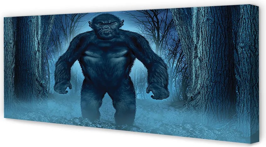 Obraz na płótnie Goryl w Lesie