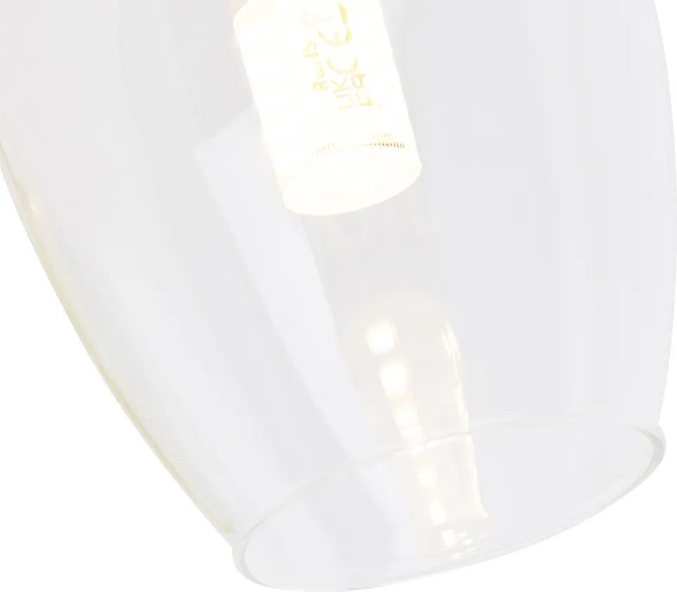 Inteligentna lampa ścienna złota ze szkłem włącznie z WiFi G9 - Elien