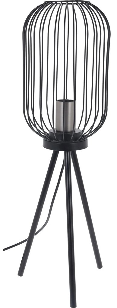 Lampa metalowa trójnożna, 36 cm