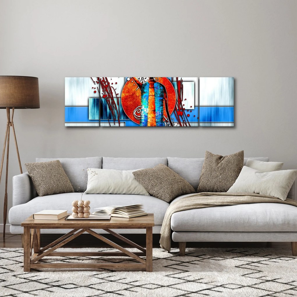 Obraz przedstawiający starożytną osobę (170x50 cm)