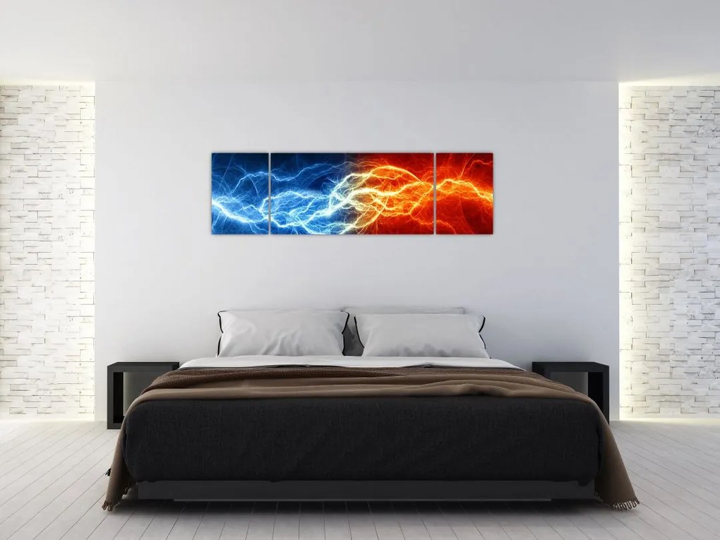 Obraz napięcia elektrycznego (170x50 cm)