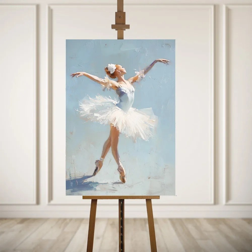 Obraz z ręcznie malowanymi elementami 70x100 cm Grace – Styler