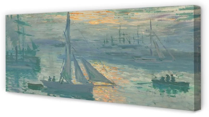 Zdjęcie na płótnie Wschód słońca - Claude Monet