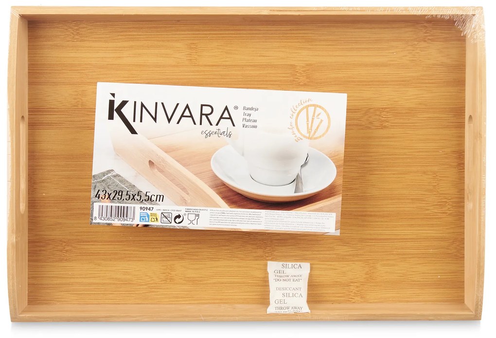 Taca śniadaniowa z uchwytami ORVA, 43,7 x 29,5 x 5,5 cm
