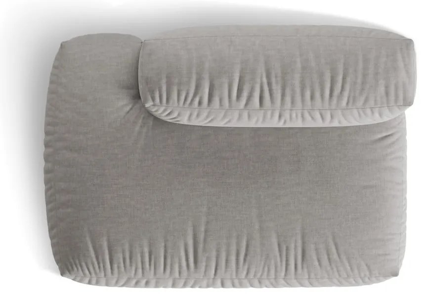 Ciemnoniebieski aksamitny moduł sofy (lewostronny) Martina – Micadoni