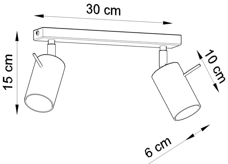 Drewniana lampa sufitowa Nice Lamps Ludwik