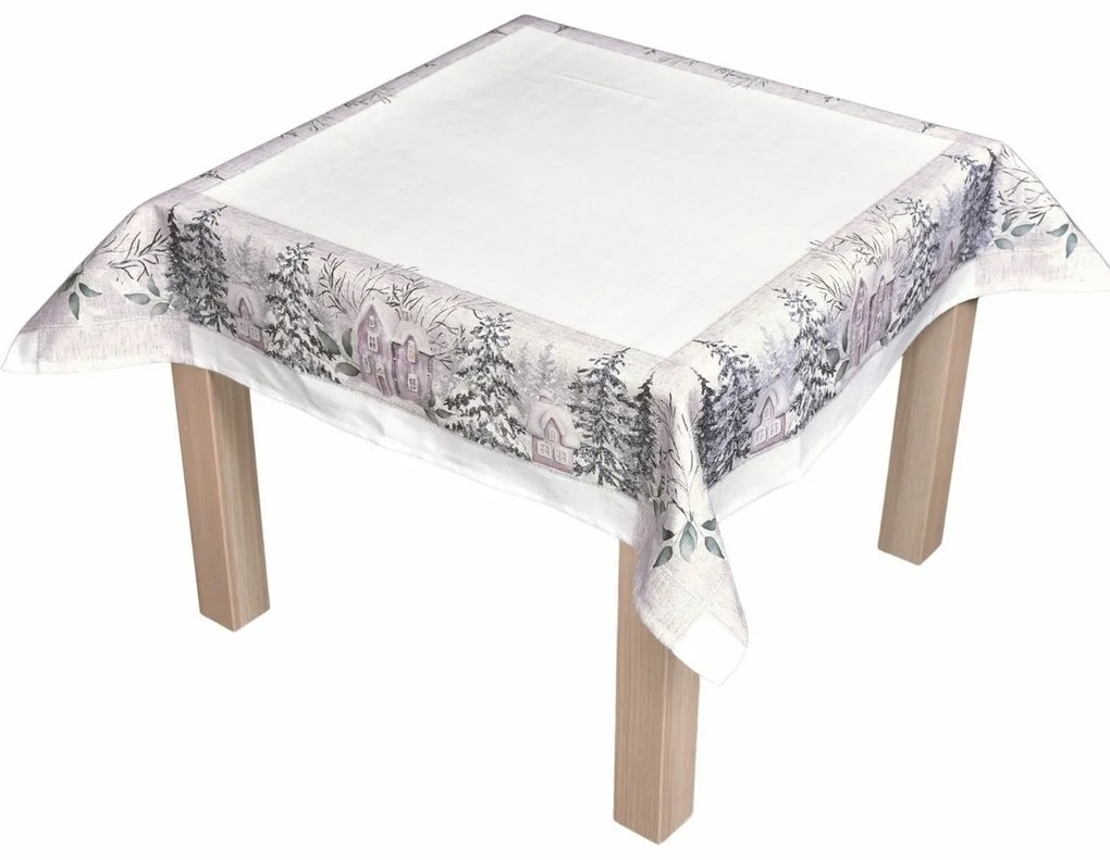 Świąteczny obrus Zimowa nostalgia, 85 x 85 cm
