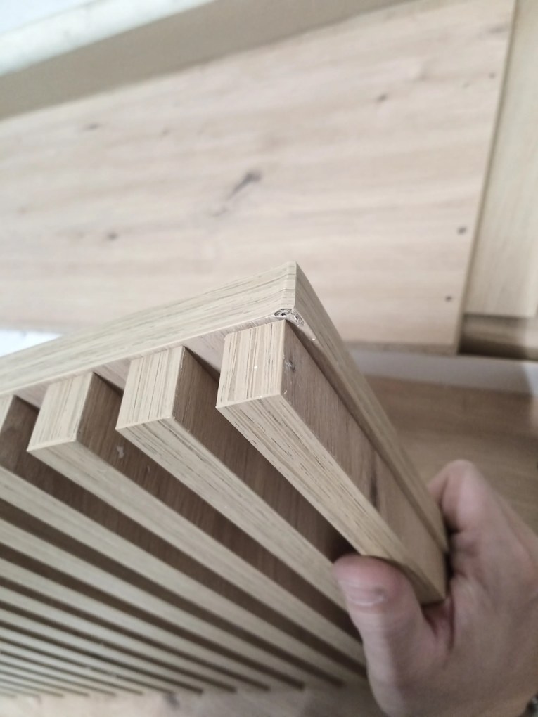 PROMOCJA Szafka TV wisząca ENTSIAN 150x40cm, dąb artisan II. jakość