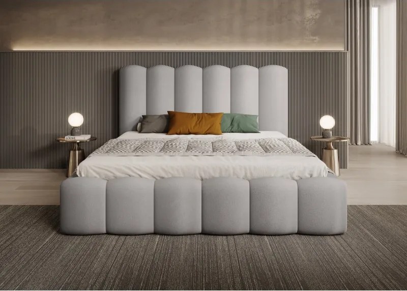 Łóżko Mona V 180 w tkaninie Magic Velvet 2240