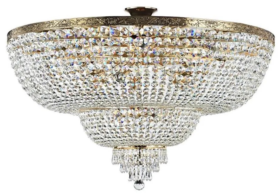 Maytoni DIA890-CL-18-G - Żyrandol natynkowy PALACE 18xE27/60W/230V