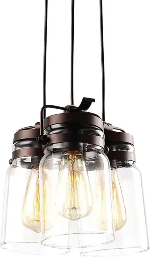 Regulowana lampa wisząca industrialna - 3X A781 K7-F47