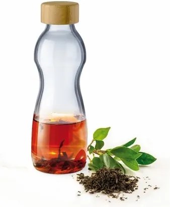 Simax 10100/LB butelka na napoje z bambusową pokrywką Pure Bottle 0,75 l