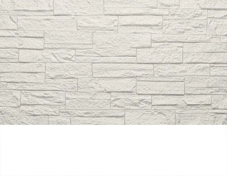 Zestaw dekoracyjnych paneli 3D z efektem cegły i kamienia, 12 szt., 8,6 m2, okładzina ścienna PU, 120 x 60 x 2,5, biały kwarcyt