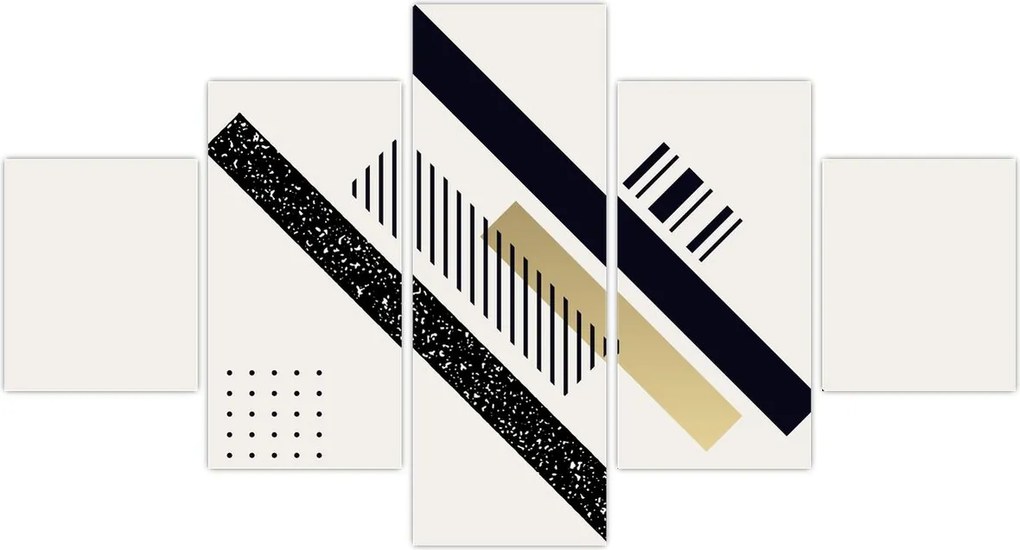 Obraz - Kształty geometryczne N⁰5 (125x70 cm)