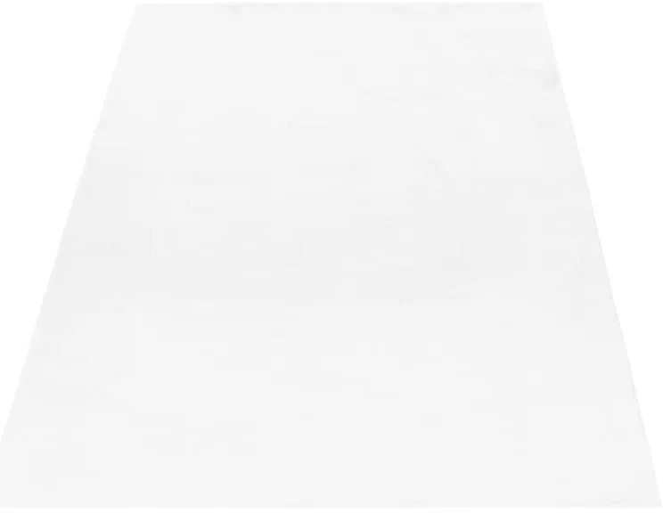 Dywan pluszowy Pouffy biały 160 cm x 230 cm