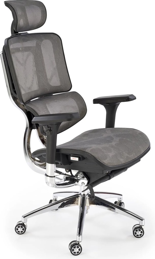 Ergonomiczny fotel biurowy Ethan Halmar, zgodny z normą BHP