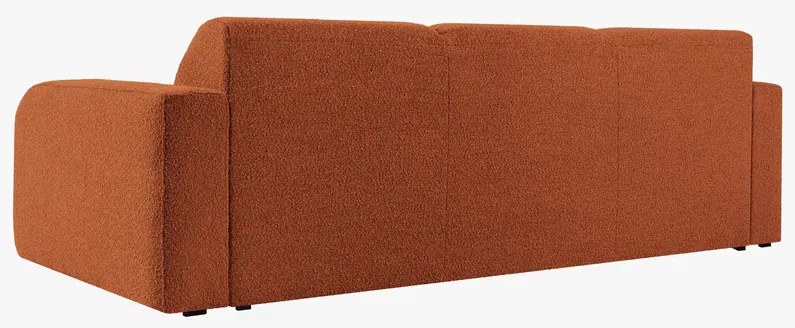 OUTLET Sofa 3-osobowa brąz boucle 235/95/72 Molino od Micadoni